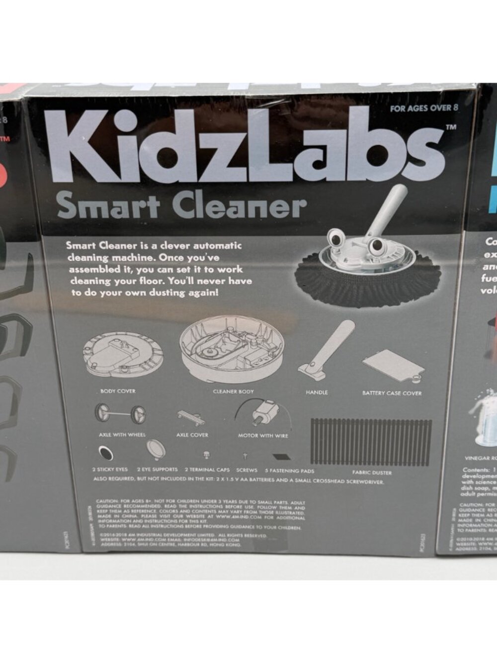 4M KidzLabs Set of 3 Kitchen Science, Smart Cleaner & Spider Robot Science Kits - Picture 5 of 7